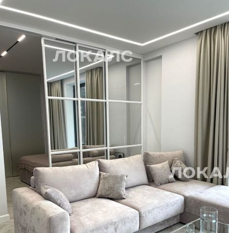 Сдаю однокомнатную квартиру на Ходынская улица, 2, метро Белорусская, г. Москва