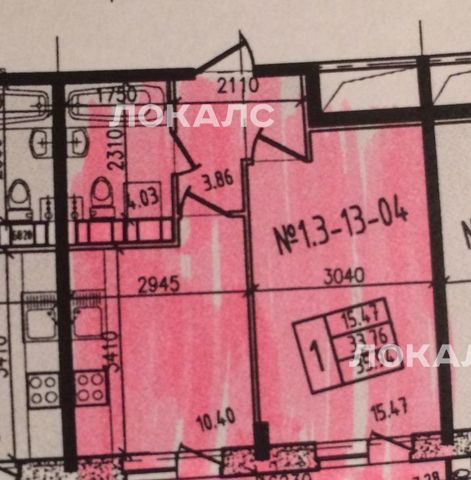 Сдается однокомнатная квартира на Заневский проспект, 42, метро Ладожская, г. Санкт-Петербург