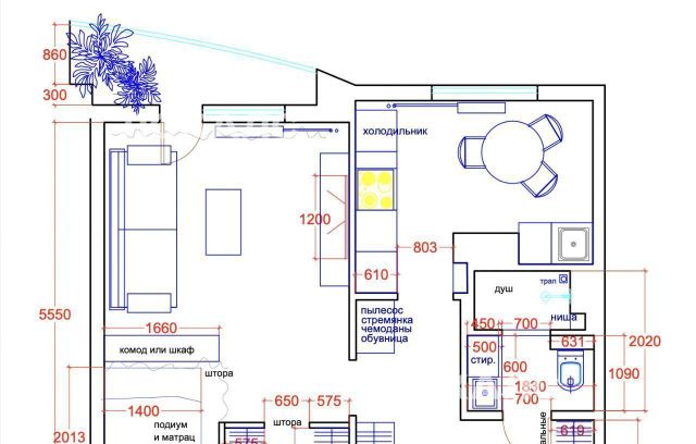 Снять 1-к квартиру на улица Наметкина, 9К1, метро Новые Черёмушки, г. Москва