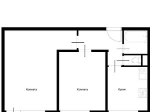 2-к кв. Татарстан, Казань ул. Маршала Чуйкова, 17 (43.0 м²)