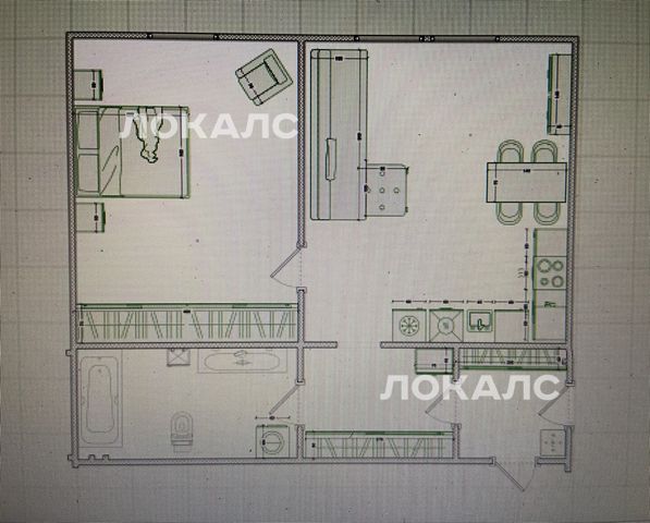Сдаю 2х-комнатную квартиру на г Москва, ул Сосинская, д 6, метро Крестьянская застава, г. Москва