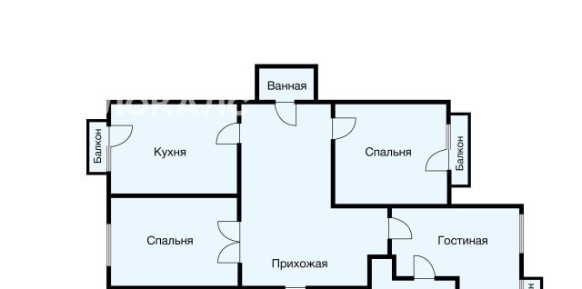 Аренда 3х-комнатной квартиры на Мичуринский проспект, 9К3, г. Москва