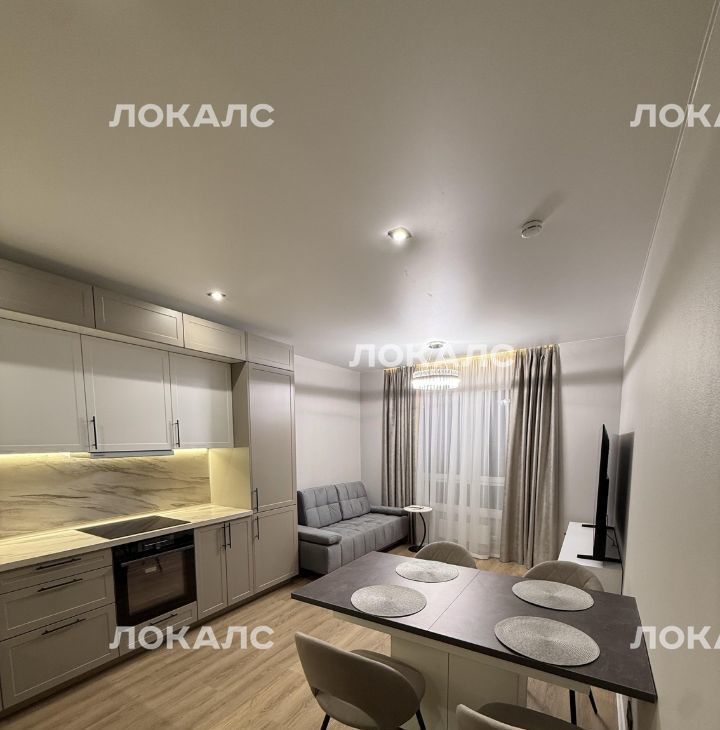 Сдам 3-к квартиру на проезд Стройкомбината, 1, метро Озёрная, г. Москва