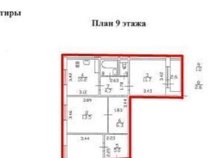 3-к кв. Санкт-Петербург 5-й Предпортовый проезд, 4К1 (75.1 м²)