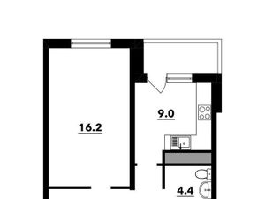 1-к кв. Москва Лухмановская ул., 13 (38.0 м²)