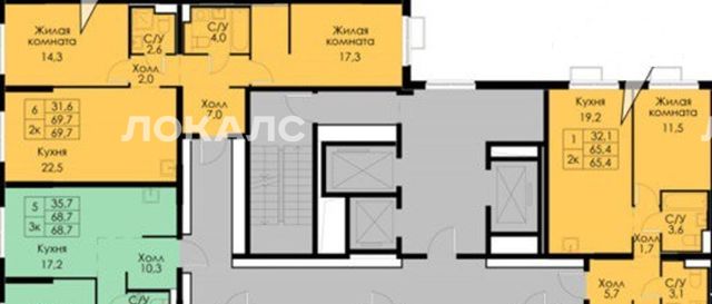 Сдается 1-к квартира на 1-й Грайвороновский проезд, 3, метро Новохохловская, г. Москва