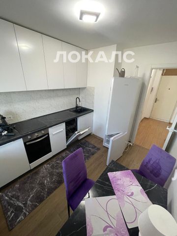 Сдается однокомнатная квартира на г Москва, ул Тихвинская, д 17 стр 1, метро Менделеевская, г. Москва