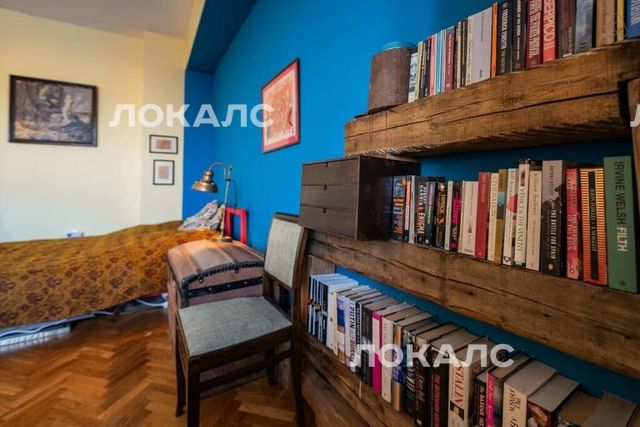 Сдам 1к квартиру на г Москва, Малый Патриарший пер, д 5 стр 1, метро Баррикадная, г. Москва