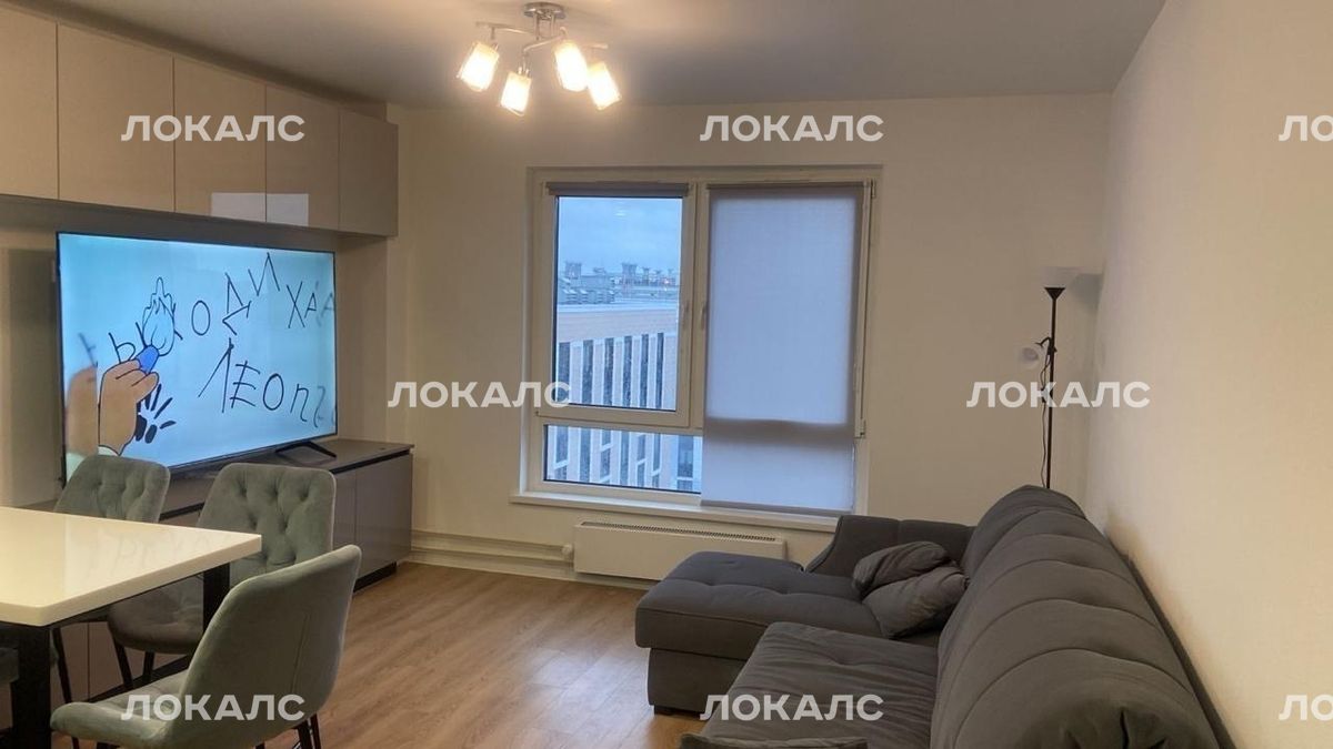 Сдается 2к квартира на г Москва, Кронштадтский б-р, д 8 к 1, метро Водный стадион, г. Москва