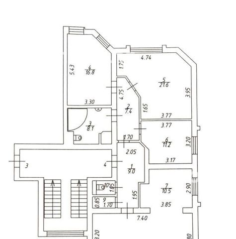 Снять 4-комнатную квартиру на 4, метро Коммунарка, г. Москва