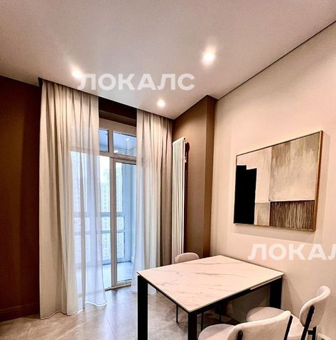 Сдается 1-к квартира на Хорошевское шоссе, 25Ак1, метро Хорошёво, г. Москва
