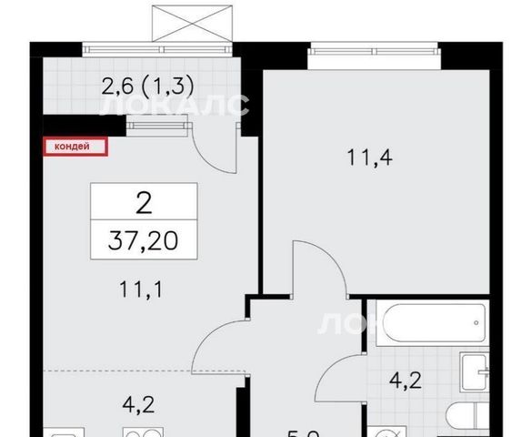 Сдам двухкомнатную квартиру на проспект Прокшинский, 7, метро Прокшино, г. Москва
