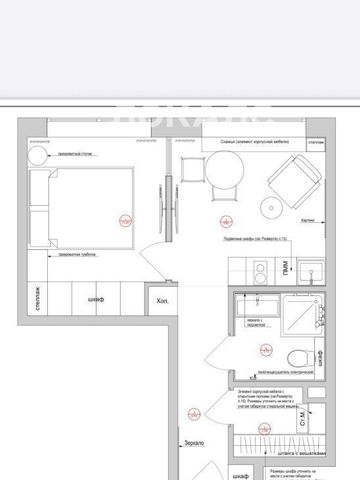 Сдается 1-к квартира на улица 1-я Ямского Поля, 1к1, метро Маяковская, г. Москва