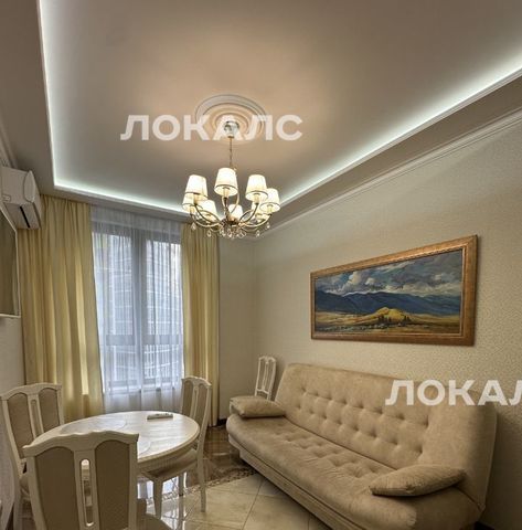 Аренда однокомнатной квартиры на Береговой проезд, 5к1, метро Шелепиха, г. Москва