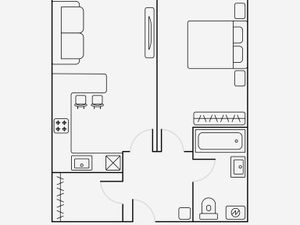 2-комнатная квартира: Москва, улица Василисы Кожиной, 13 (48 м²)