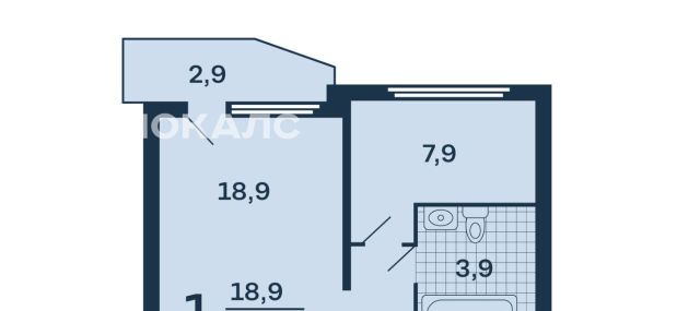 Сдаю 1-комнатную квартиру на улица Исаковского, 33К1, метро Строгино, г. Москва