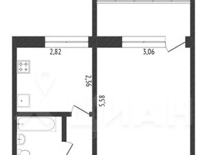 1-к кв. Татарстан, Казань ул. Бари Галеева, 8Ак2 (32.0 м²)