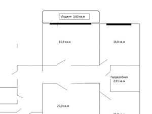 4-к кв. Санкт-Петербург 5-й Предпортовый проезд, 8к1 (104.9 м²)
