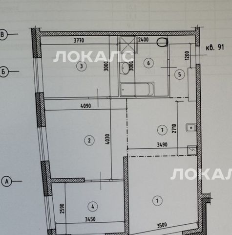 Аренда двухкомнатной квартиры на Выборгская улица, 7к2, метро Коптево, г. Москва