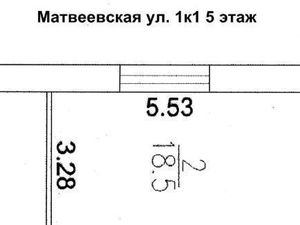 3-к кв. Москва Матвеевская ул., 1К1 (64.5 м²)