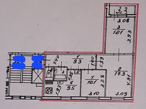 3-к кв. Санкт-Петербург Будапештская ул., 101К1 (62.4 м²)