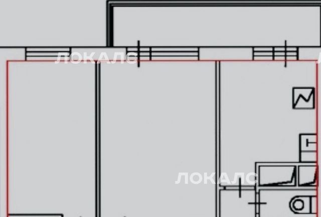 Снять 2-к квартиру на Партизанская улица, 26, метро Молодёжная, г. Москва