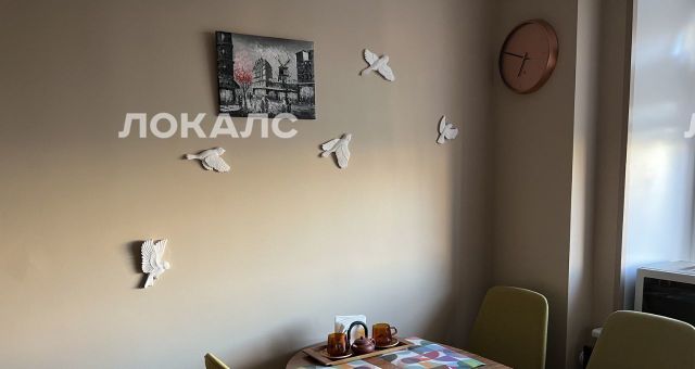 Аренда однокомнатной квартиры на улица Малая Полянка, 8, метро Полянка, г. Москва