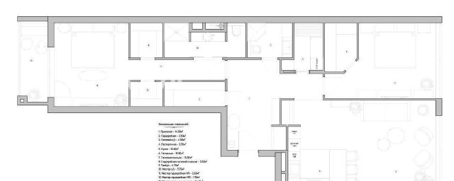 Аренда 3х-комнатной квартиры на улица Усачева, 15А, метро Спортивная, г. Москва