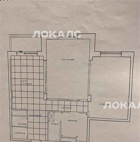 Сдается двухкомнатная квартира на Ходынский бульвар, 15, метро Хорошёвская, г. Москва