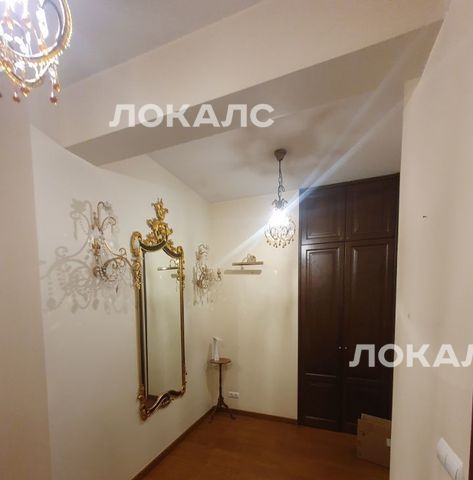 Сдам 3к квартиру на переулок Сивцев Вражек, 37/16, метро Смоленская (Арбатско-Покровская линия), г. Москва