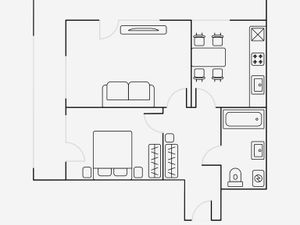 2-комнатная квартира: Москва, улица Василисы Кожиной, 13 (70 м²)