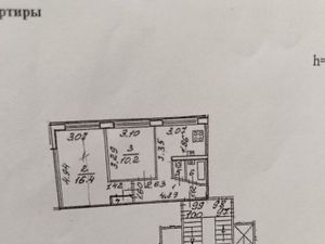 2-к кв. Санкт-Петербург ул. Турку, 32К1 (44.5 м²)