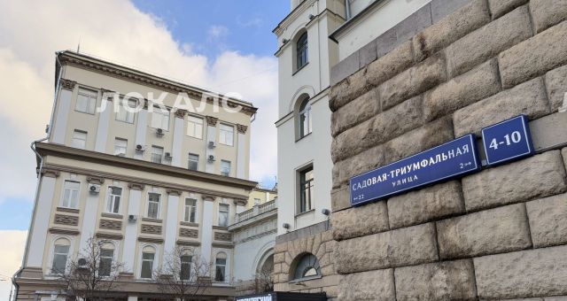 Сдам 2-комнатную квартиру на Садовая-Триумфальная улица, 4/10, метро Маяковская, г. Москва