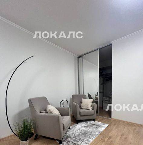 Сдам 1к квартиру на Хорошевское шоссе, 12к1, метро Улица 1905 года, г. Москва