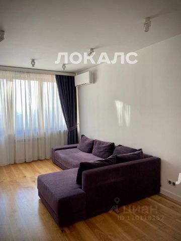 Сдается 1к квартира на Хорошевское шоссе, 12к1, метро Беговая, г. Москва