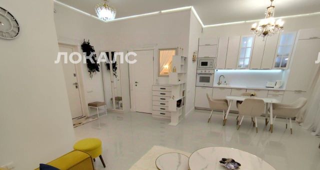 Сдается 1-к квартира на улица Зорге, 9к1, метро Хорошёво, г. Москва