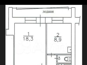 1-к кв. Красноярский край, Красноярск ул. Калинина, 70в (34.4 м²)