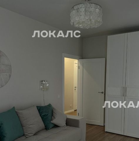 Сдается двухкомнатная квартира на улица Аэростатная, 15к9, г. Москва