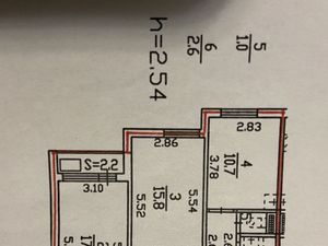 2-к кв. Санкт-Петербург пос. Шушары, Пушкинская ул., 50 (58.4 м²)