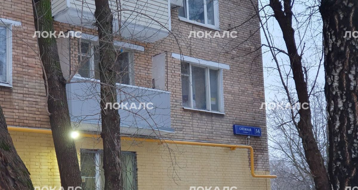 Аренда 1-комнатной квартиры на Снежная улица, 14К1, метро Ботанический сад, г. Москва