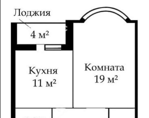 Аренда 1-комнатной квартиры на улица Брусилова, 37к1, метро Бунинская аллея, г. Москва