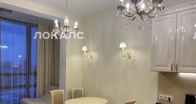 Сдам 1к квартиру на Хорошевское шоссе, 25Ак2, метро Беговая, г. Москва