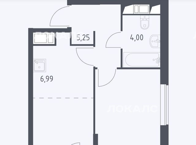 Сдаю двухкомнатную квартиру на улица Стожарова, 9, г. Москва