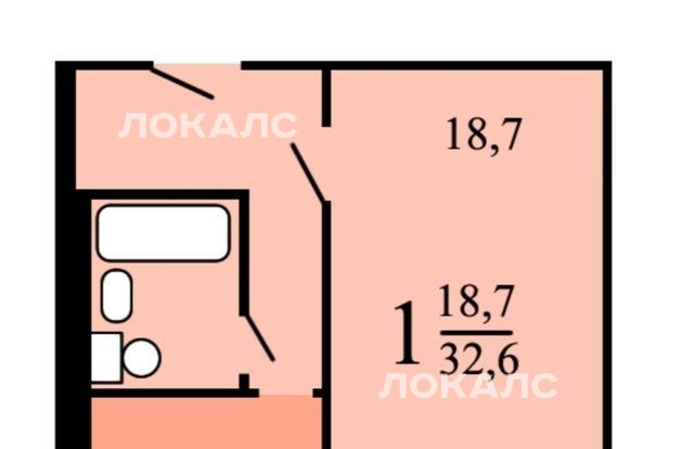 Сдам 1-комнатную квартиру на Профсоюзная улица, 146К3, метро Коньково, г. Москва