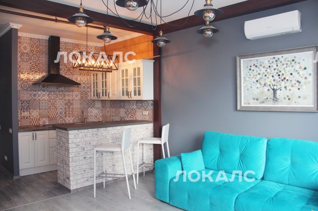 Сдам 1-к квартиру на Ходынский бульвар 20А, метро ЦСКА, г. Москва