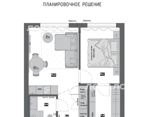Снять двухкомнатную квартиру на улица 1-я Ямского Поля, 1к1, метро Белорусская, г. Москва
