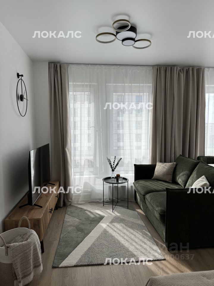 Сдается 1к квартира на 2-й Нагатинский проезд, 2/2к2, метро Коломенская, г. Москва