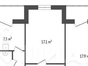 2-к кв. Татарстан, Казань просп. Победы, 139к1 (62.0 м²)