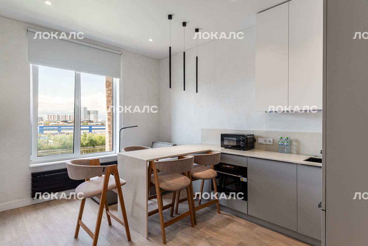 Сдам 1-к квартиру на г Москва, пр-кт Лихачёва, д 12 к 4, метро Технопарк, г. Москва