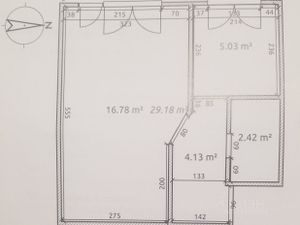 1-к кв. Санкт-Петербург Дачный просп., 21К5 (29.0 м²)